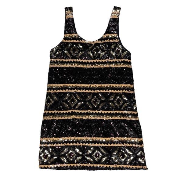 Free People | NWT | Sequin Geometric Mini Dress | XS - Picture 2 of 10